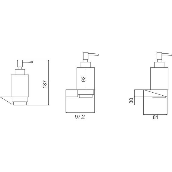 Дозатор для жидкого мыла Boheme New Venturo 10317-CR, chrome, Цвет производителя: chrome фото 2
