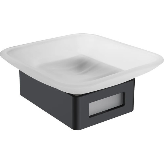 Мыльница Boheme Q 10943-B, чёрный матовый, Цвет производителя: чёрный матовый фото 
