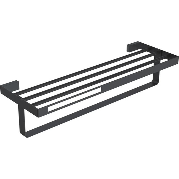 Полка для полотенец Boheme Q 10947-B, чёрный матовый, Цвет производителя: чёрный матовый фото 