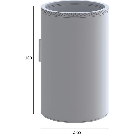 Стакан для зубных щеток Boheme Uno 10974-SGM, shine gun metal, Цвет производителя: shine gun metal - 2 Стакан для зубных щеток Boheme Uno 10974-SGM, shine gun metal, Цвет производителя: shine gun metal фото 2