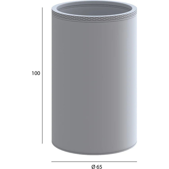 Стакан для зубных щеток Boheme Uno 10982-MG, matt gold, Цвет производителя: matt gold фото 2