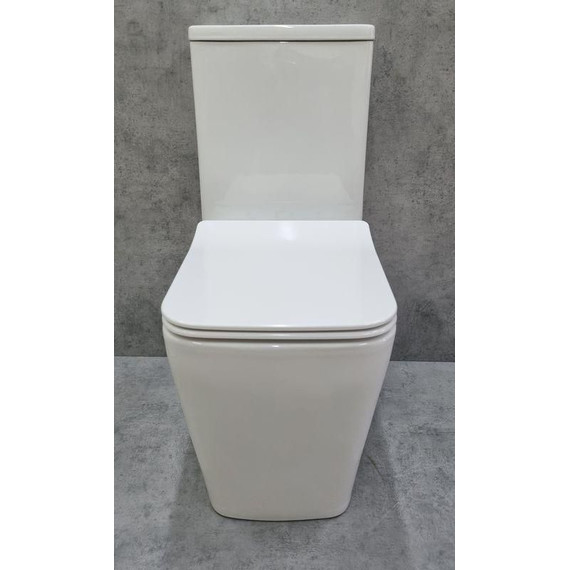 Унитаз-компакт CeramaLux Rimless K2170-1 с крышкой микролифт фото 4