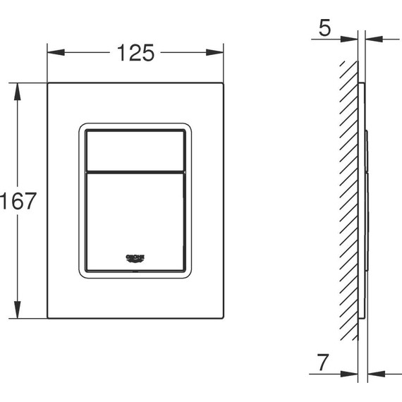 Кнопка смыва Grohe Skate Cosmopolitan 37535000 фото 5