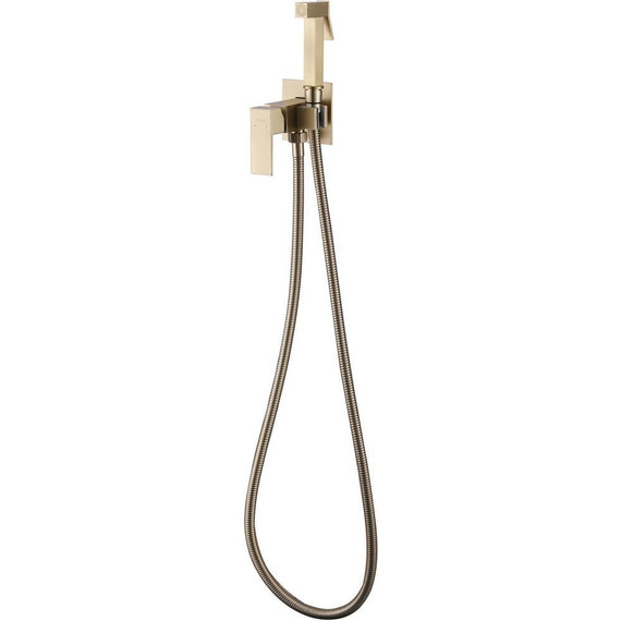 Набор для гигиенического душа Abber Daheim AF8226G, золото матовое фото 2