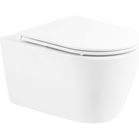 Унитаз подвесной безободковый BelBagno Marino BB105CHR фото 4