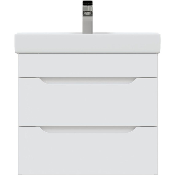 Тумба подвесная с раковиной Mirsant Soho Quadro 60 см - 3 Тумба подвесная с раковиной Mirsant Soho Quadro 60 см фото 3