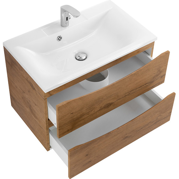 Тумба подвесная с раковиной BelBagno MARINO-650-2C-SO-RN-P 65 см, Rovere Nature - 6 Тумба подвесная с раковиной BelBagno MARINO-650-2C-SO-RN-P 65 см, Rovere Nature фото 6