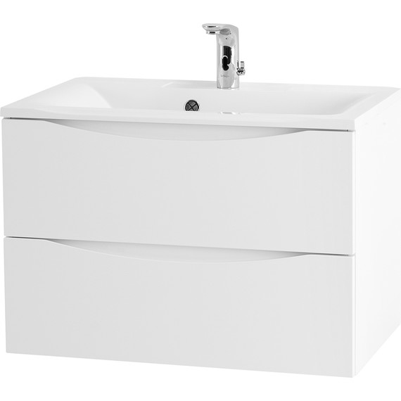 Тумба подвесная с раковиной BelBagno MARINO-750-2C-SO-BL-P 75 см, Bianco Lucido - 5 Тумба подвесная с раковиной BelBagno MARINO-750-2C-SO-BL-P 75 см, Bianco Lucido фото 5