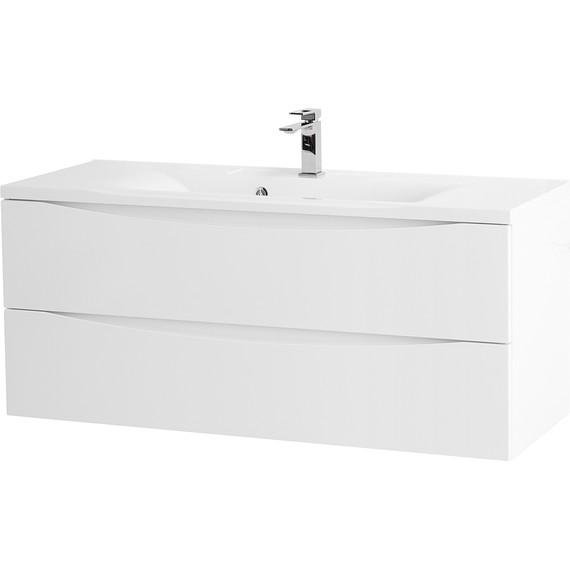 Тумба подвесная с раковиной BelBagno MARINO-1200-2C-SO-BO-P 120 см, Bianco Opaco - 2 Тумба подвесная с раковиной BelBagno MARINO-1200-2C-SO-BO-P 120 см, Bianco Opaco фото 2