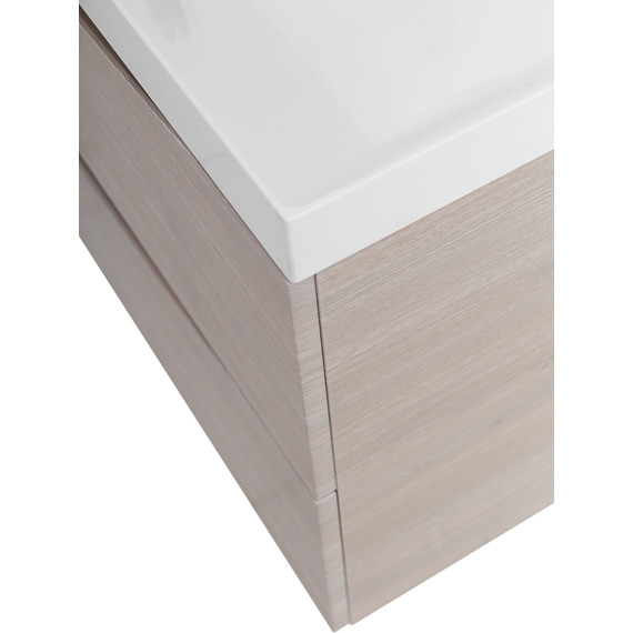 Тумба подвесная с раковиной BelBagno MARINO-800-2C-SO-RG-P 80 см, Rovere Grigio - 8 Тумба подвесная с раковиной BelBagno MARINO-800-2C-SO-RG-P 80 см, Rovere Grigio фото 8