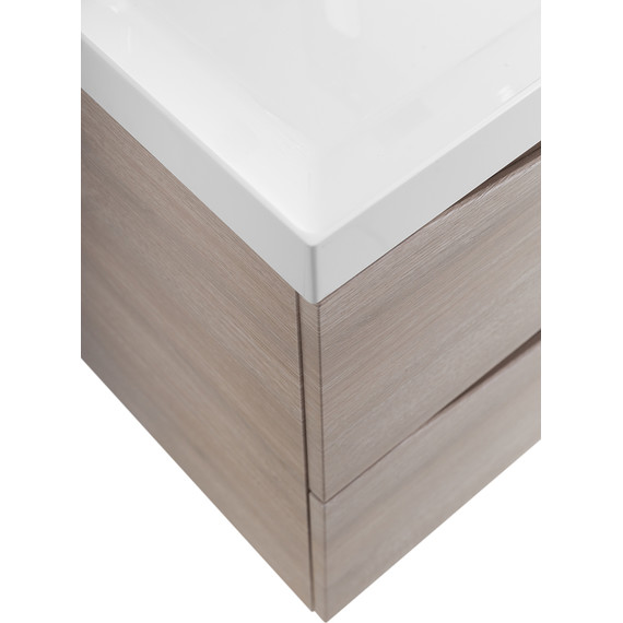 Тумба подвесная с раковиной BelBagno MARINO-600-2C-SO-RG-P 60 см, Rovere Grigio - 8 Тумба подвесная с раковиной BelBagno MARINO-600-2C-SO-RG-P 60 см, Rovere Grigio фото 8