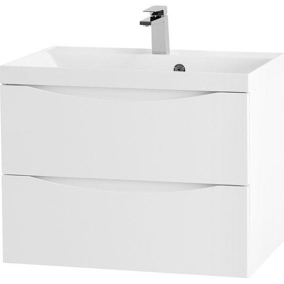 Тумба подвесная с раковиной BelBagno MARINO-600-2C-SO-BL-P 60 см, Bianco Lucido - 2 Тумба подвесная с раковиной BelBagno MARINO-600-2C-SO-BL-P 60 см, Bianco Lucido фото 2