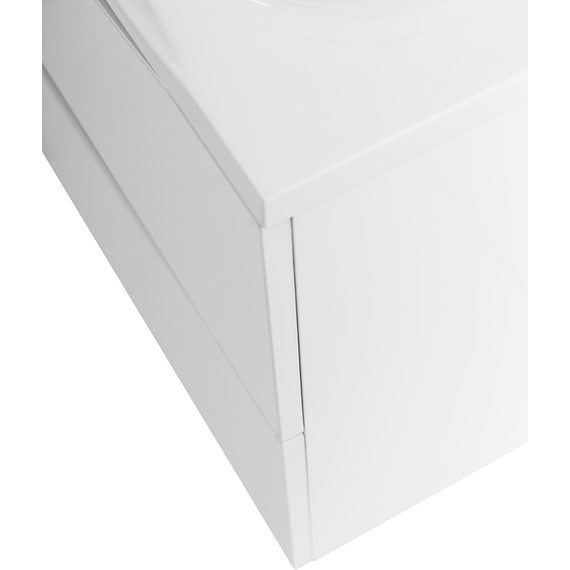 Тумба подвесная с раковиной BelBagno MARINO-650-2C-SO-BL-P 65 см, Bianco Lucido фото 9