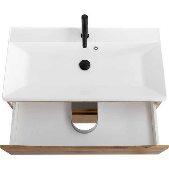 Тумба подвесная с раковиной BelBagno MARINO-900-2C-SO-RN-P 90 см, Rovere Nature - 4 Тумба подвесная с раковиной BelBagno MARINO-900-2C-SO-RN-P 90 см, Rovere Nature фото 4