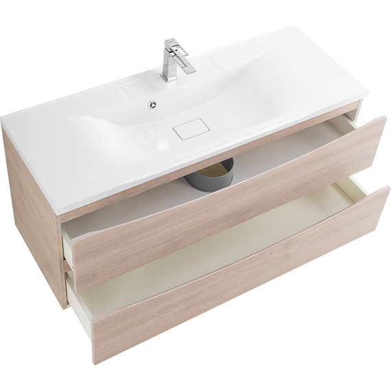 Тумба подвесная с раковиной BelBagno MARINO-1200-2C-SO-RG-P 120 см, Rovere Grigio - 5 Тумба подвесная с раковиной BelBagno MARINO-1200-2C-SO-RG-P 120 см, Rovere Grigio фото 5