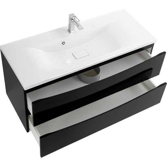 Тумба подвесная с раковиной BelBagno MARINO-1200-2C-SO-NL-P 120 см, Nero Lucido - 5 Тумба подвесная с раковиной BelBagno MARINO-1200-2C-SO-NL-P 120 см, Nero Lucido фото 5