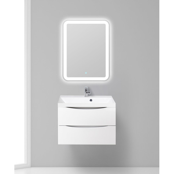 Тумба подвесная с раковиной BelBagno MARINO-700-2C-SO-BL-P 70 см, Bianco Lucido - 9 Тумба подвесная с раковиной BelBagno MARINO-700-2C-SO-BL-P 70 см, Bianco Lucido фото 9
