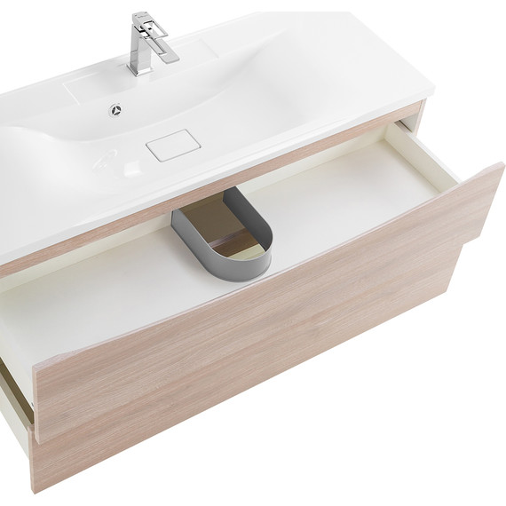 Тумба подвесная с раковиной BelBagno MARINO-1200-2C-SO-RG-P 120 см, Rovere Grigio - 6 Тумба подвесная с раковиной BelBagno MARINO-1200-2C-SO-RG-P 120 см, Rovere Grigio фото 6