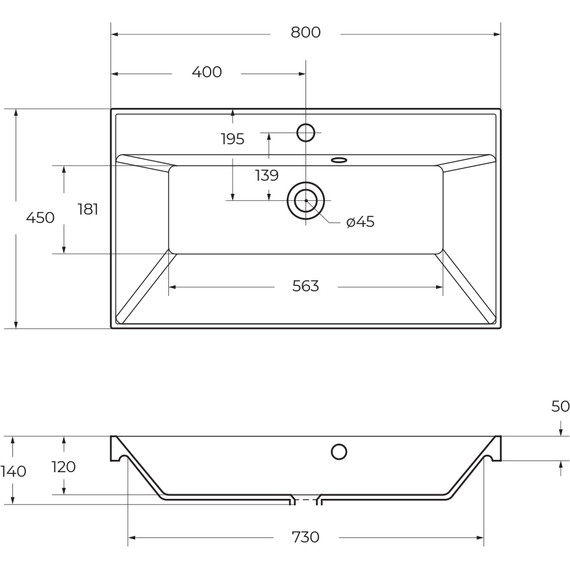 Тумба подвесная с раковиной BelBagno MARINO-800-2C-SO-RC-P 80 см, Rovere Ciliegio - 10 Тумба подвесная с раковиной BelBagno MARINO-800-2C-SO-RC-P 80 см, Rovere Ciliegio фото 10