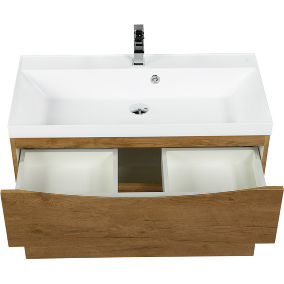 Тумба подвесная с раковиной BelBagno MARINO-H60-900-2C-SO-RN-P 90 см, Rovere Nature - 4 Тумба подвесная с раковиной BelBagno MARINO-H60-900-2C-SO-RN-P 90 см, Rovere Nature фото 4