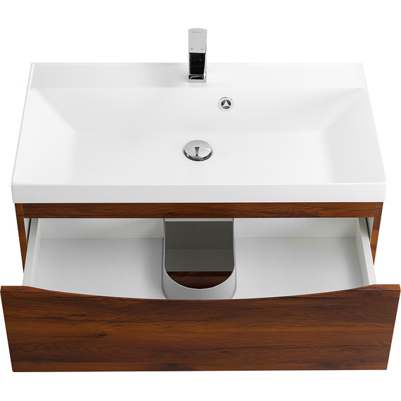 Тумба подвесная с раковиной BelBagno MARINO-800-2C-SO-RC-P 80 см, Rovere Cillegio (раковина BB800/450-LV-MR-AST) фото 4