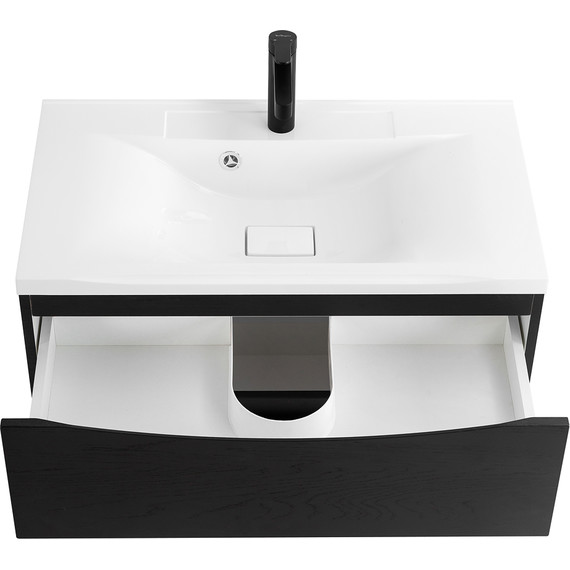 Тумба подвесная с раковиной BelBagno MARINO-800-2C-SO-RCA-P 80 см, Rovere Cioccolato Amaro (раковина BB800/450-LV-MR-PR) - 7 Тумба подвесная с раковиной BelBagno MARINO-800-2C-SO-RCA-P 80 см, Rovere Cioccolato Amaro (раковина BB800/450-LV-MR-PR) фото 7