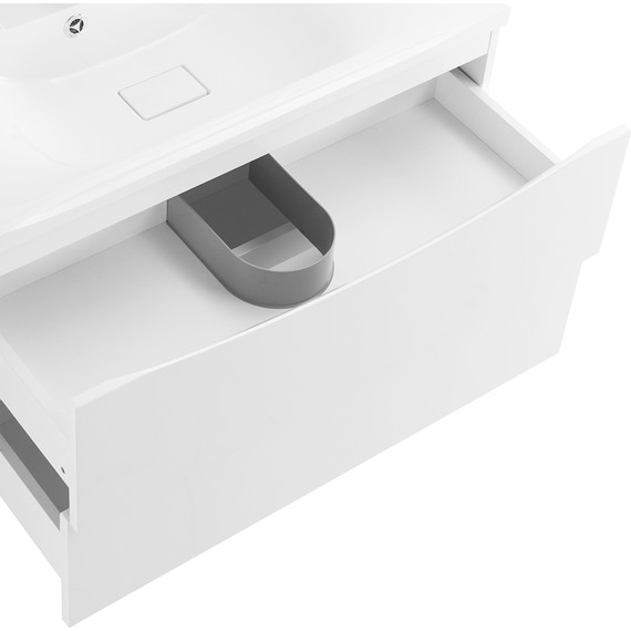 Тумба подвесная с раковиной BelBagno MARINO-800-2C-SO-BL-P 80 см, Bianco Lucido (раковина BB800/450-LV-MR-PR) фото 6