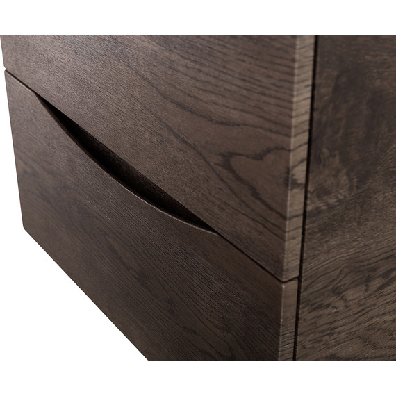 Тумба подвесная с раковиной BelBagno MARINO-CER-700-2C-SO-RNG-P 70 см, Rovere Nature Grigio фото 9