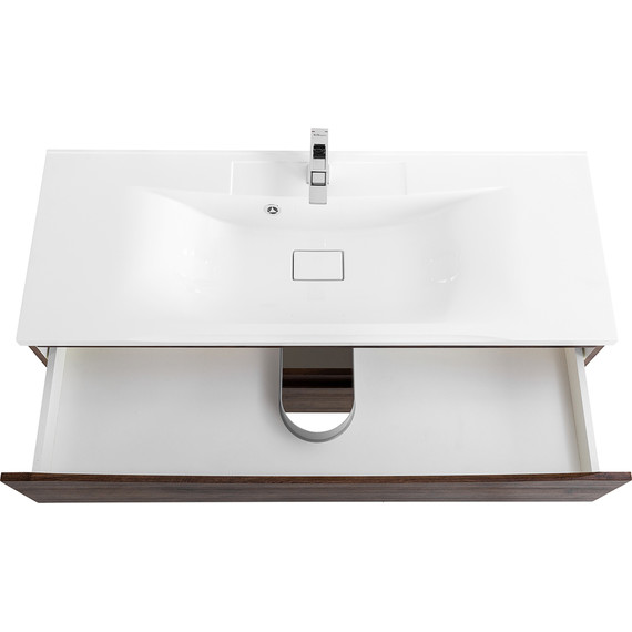 Тумба подвесная с раковиной BelBagno MARINO-1100-2C-SO-RW-P 110 см, Rovere Moro - 4 Тумба подвесная с раковиной BelBagno MARINO-1100-2C-SO-RW-P 110 см, Rovere Moro фото 4