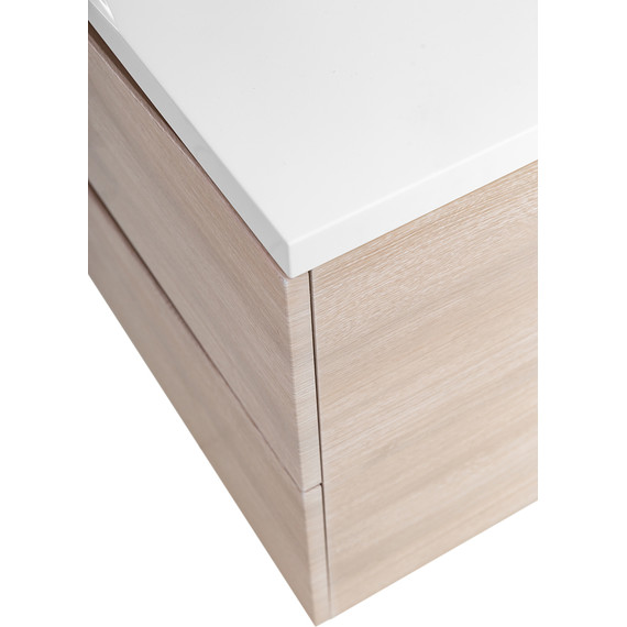 Тумба подвесная с раковиной BelBagno MARINO-1100-2C-SO-RG-P 110 см, Rovere Grigio - 8 Тумба подвесная с раковиной BelBagno MARINO-1100-2C-SO-RG-P 110 см, Rovere Grigio фото 8