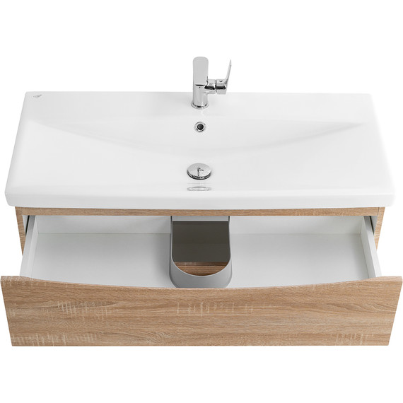 Тумба подвесная с раковиной BelBagno MARINO-CER-800-2C-SO-WO-P 80 см, Rovere Bianco - 4 Тумба подвесная с раковиной BelBagno MARINO-CER-800-2C-SO-WO-P 80 см, Rovere Bianco фото 4