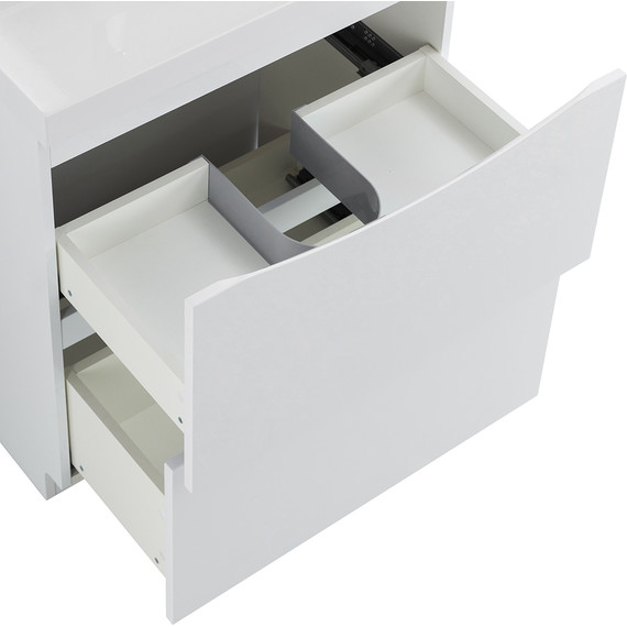 Тумба напольная с раковиной BelBagno MARINO-700-2C-PIA-BL-P 70 см, белый - 6 Тумба напольная с раковиной BelBagno MARINO-700-2C-PIA-BL-P 70 см, белый фото 6