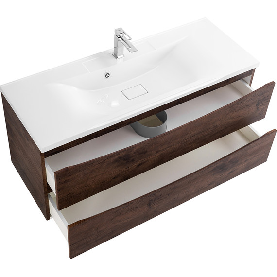 Тумба подвесная с раковиной BelBagno MARINO-1200-2C-SO-RW-P 120 см, Rovere Moro - 5 Тумба подвесная с раковиной BelBagno MARINO-1200-2C-SO-RW-P 120 см, Rovere Moro фото 5