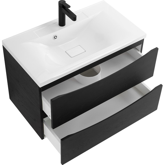 Тумба подвесная с раковиной BelBagno MARINO-800-2C-SO-RCA-P 80 см, Rovere Cioccolato Amaro (раковина BB800/450-LV-MR-PR) - 5 Тумба подвесная с раковиной BelBagno MARINO-800-2C-SO-RCA-P 80 см, Rovere Cioccolato Amaro (раковина BB800/450-LV-MR-PR) фото 5