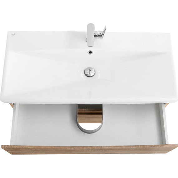 Тумба подвесная с раковиной BelBagno MARINO-CER-1000-2C-SO-WO-P 100 см, Rovere Bianco - 8 Тумба подвесная с раковиной BelBagno MARINO-CER-1000-2C-SO-WO-P 100 см, Rovere Bianco фото 8