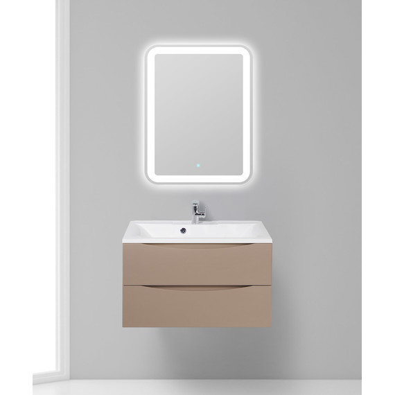 Тумба подвесная с раковиной BelBagno MARINO-800-2C-SO-CL-P 80 см, Capucino Lucido (раковина BB800/450-LV-MR-PR) фото 8