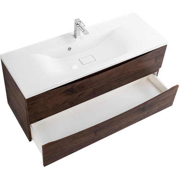 Тумба подвесная с раковиной BelBagno MARINO-1100-2C-SO-RW-P 110 см, Rovere Moro - 3 Тумба подвесная с раковиной BelBagno MARINO-1100-2C-SO-RW-P 110 см, Rovere Moro фото 3