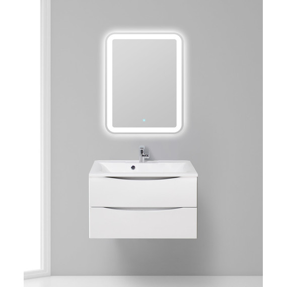 Тумба подвесная с раковиной BelBagno MARINO-800-2C-SO-BO-P 80 см, Bianco Opaco (раковина BB800/450-LV-MR-PR) фото 8