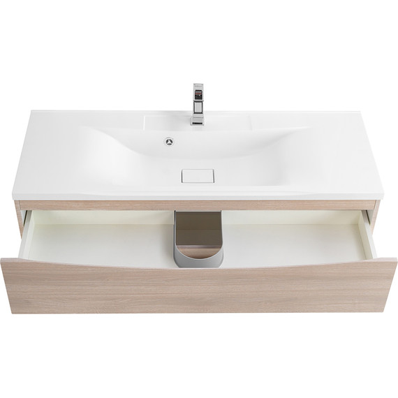 Тумба подвесная с раковиной BelBagno MARINO-1100-2C-SO-RG-P 110 см, Rovere Grigio - 7 Тумба подвесная с раковиной BelBagno MARINO-1100-2C-SO-RG-P 110 см, Rovere Grigio фото 7