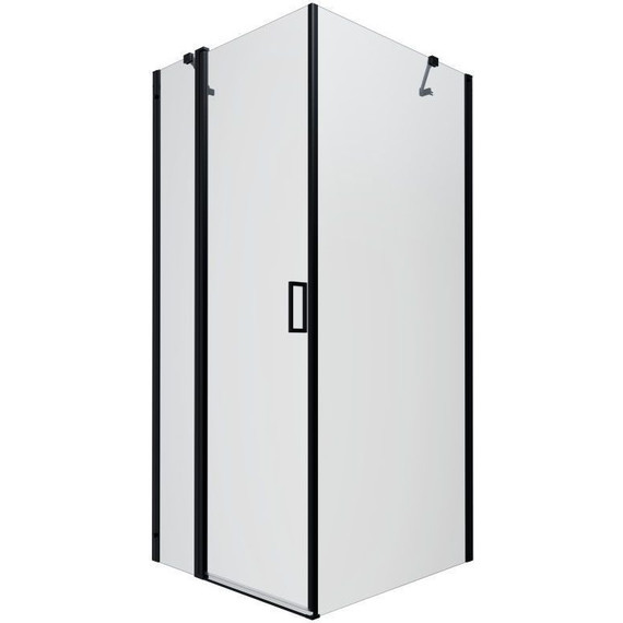 Душевое ограждение Triton Йота 90x90 см, чёрный/прозрачное фото 