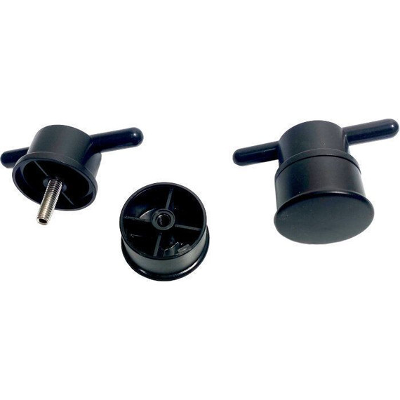 Душевое ограждение Triton Вента 100x80 см (с поддоном) чёрный/прозрачное фото 3