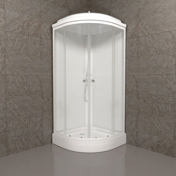 Душевая кабина Triton Экстра А 88x88 см, белый/прозрачное - 2 Душевая кабина Triton Экстра А 88x88 см, белый/прозрачное фото 2