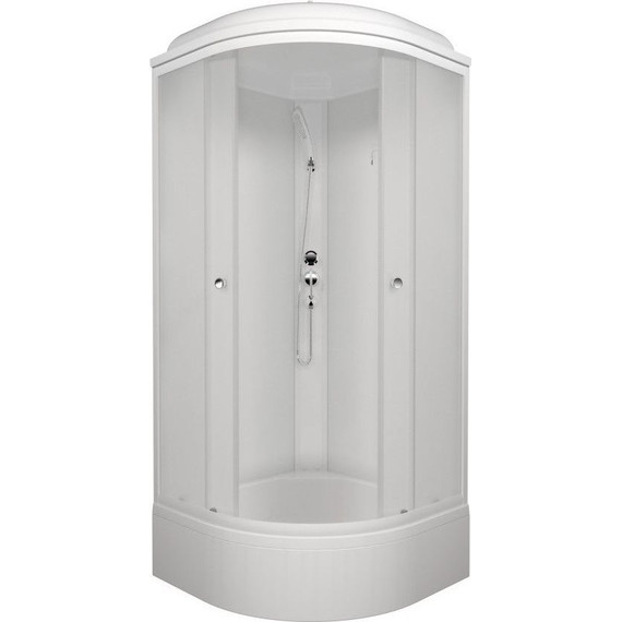 Душевая кабина Triton Вельвет В 90x90 см, белый/матовое - 2 Душевая кабина Triton Вельвет В 90x90 см, белый/матовое фото 2