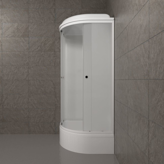 Душевая кабина Triton Вельвет В 90x90 см, белый/матовое - 4 Душевая кабина Triton Вельвет В 90x90 см, белый/матовое фото 4