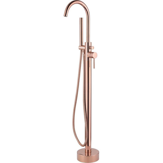 Смеситель для ванны Abber Wasser Kreis AF8115RG, розовое золото, Цвет производителя: розовое золото фото 