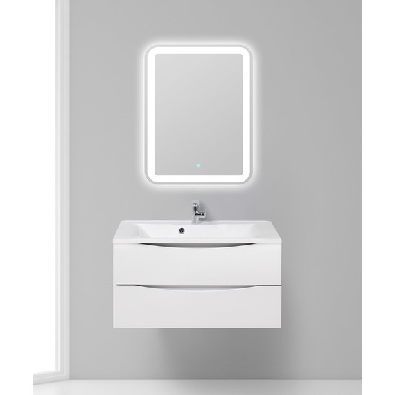 Тумба подвесная с раковиной BelBagno MARINO-900-2C-SO-BO-P 90 см, Bianco Opaco (раковина BB900/450-LV-MR-PR) фото 8