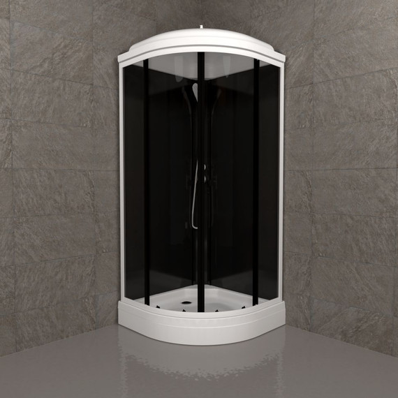 Душевая кабина Triton Нова А 88x88 см, белый/прозрачное - 3 Душевая кабина Triton Нова А 88x88 см, белый/прозрачное фото 3