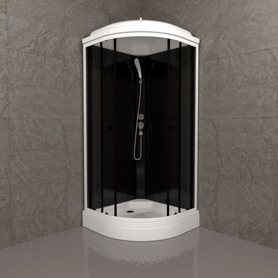 Душевая кабина Triton Нова А 88x88 см, белый/прозрачное - 4 Душевая кабина Triton Нова А 88x88 см, белый/прозрачное фото 4