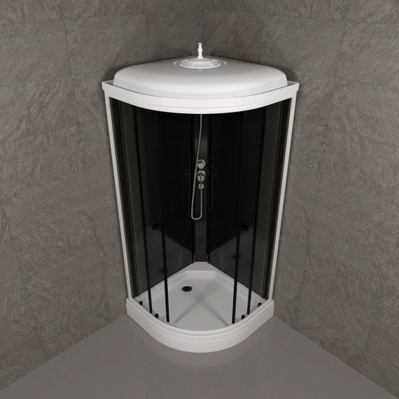 Душевая кабина Triton Нова А 88x88 см, белый/прозрачное - 5 Душевая кабина Triton Нова А 88x88 см, белый/прозрачное фото 5