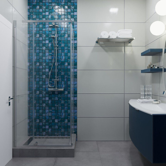 Душевое ограждение Triton Терра 90x90 см, хром/прозрачное фото 5